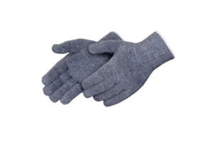Cotton Knitted Hand Gloves grey
